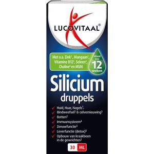 Lucovitaal - Silicium Druppels - Vegan Voedingssupplement - Kiezelzuur - Mineralencomplex