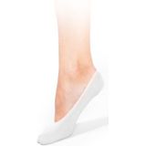 Lucovitaal - Sneaker Bamboesokken - Wit - Bamboe - Thermoregulerend