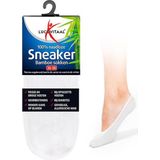 Lucovitaal - Sneaker Bamboesokken - Wit - Bamboe - Thermoregulerend