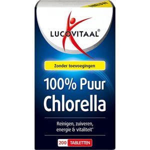 Lucovitaal Chlorella 100% Puur - 200 tabletten