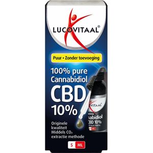 Lucovitaal CBD Cannabidiol olie 10% Supplement - 5 ml