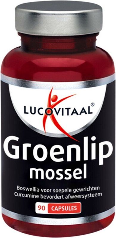 Lucovitaal - Groenlipmossel Complex - 90 Capsules - Groenlipmossel Extract - Boswellia - Curcumine
