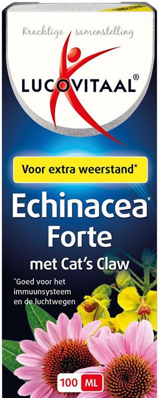 Lucovitaal - Echinacea Cat's Claw Weerstand druppels - 100 ml - Voedingssupplement
