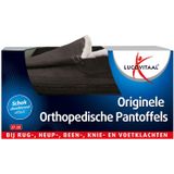 Lucovitaal Orthopedische pantoffels antraciet 37-38  1 paar