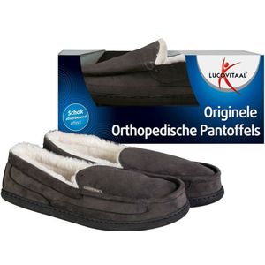 Lucovitaal Pantoffel Orthopedisch Antraciet - Maat 37-38