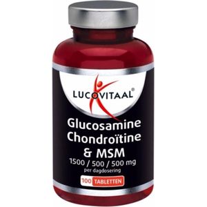 Lucovitaal - Glucosamine/Chondroitine/MSM - Supplement - 1500 mg/500 mg/500 mg