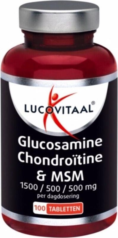 Lucovitaal - Glucosamine/Chondroitine/MSM - Supplement - 1500 mg/500 mg/500 mg