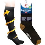 Lucovitaal Compressie Steun Sokken Zwart maat 36-41 1 paar