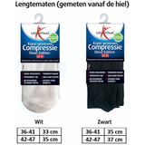 Lucovitaal Compressie Steun Sokken Zwart maat 36-41 1 paar