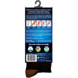 Lucovitaal - Koper Geweven Compressie Steun Sokken - Zwart - Maat 42-47