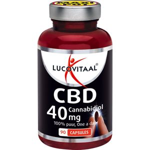 Lucovitaal Cbd cannabidiol 40 mg maxi pot 90 Capsules