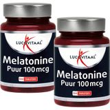 Lucovitaal Melatonine 100 mcg DUO-pack - 2 x 500 tabletjes