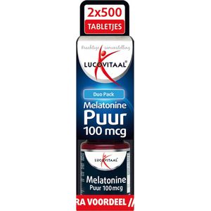 Lucovitaal - Melatonine Duo - 0.1 mg - 1000 Tabletten