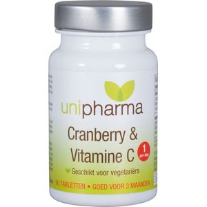 Unipharma - Cranberry & Vitamine C - 90 Tabletten