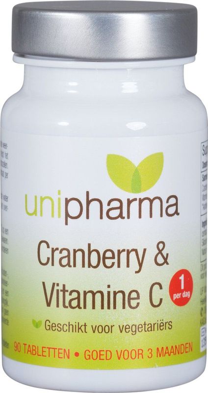Unipharma - Cranberry & Vitamine C - 90 Tabletten