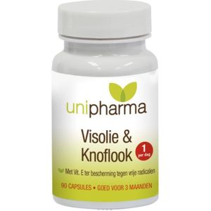 Unipharma Visolie & knoflook 90 capsules