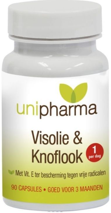 Unipharma Visolie & knoflook 90 capsules