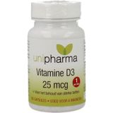 Unipharma - Vitamine D3 - Capsules - 25mcg - 180 stuks