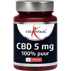 Lucovitaal CBD 5 miligram Cannabidiol Voedingssupplement - 30 capsules