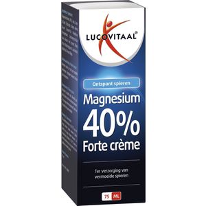 Lucovitaal Magnesium 40% Forte Creme Spierbalsem - 75 milliliter
