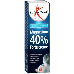 Lucovitaal Magnesium 40% forte creme 75 gram