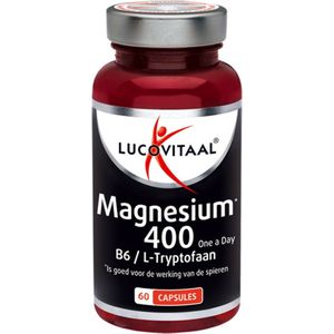 Lucovitaal Magnesium 400 met Vitamine B6 & L-Tryptofaan capsules