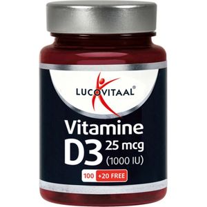 Lucovitaal Vitamine d3 25 mcg 120 capsules