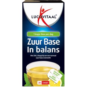 Lucovitaal Zuur Base Groene Thee Voedingssupplement - 20 stuks
