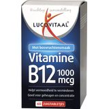 Lucovitaal Vitamine B12 1000 micogram Voedingssupplement - 60 kauwtabletten - Kersensmaak