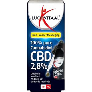 Lucovitaal Hennep Cannabidiol CBD 2.8% Voedingssupplement - 10 milliliter