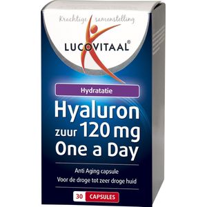 Lucovitaal Hyaluronzuur 120 mg One a Day Voedingssupplement - 30 capsules