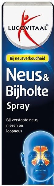 Lucovitaal - Neus en Bijholte Spray - 10 ml - Medisch Hulpmiddel
