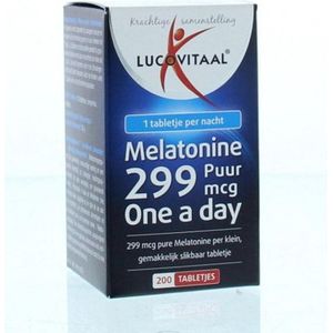 Lucovitaal Melatonine puur 0.299mg  200 tabletten