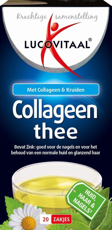 Lucovitaal Thee Collageen Beauty 20 stuks