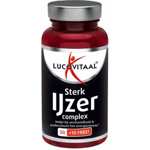 Lucovitaal Sterk IJzer Complex Voedingssupplement - 60 tabletten