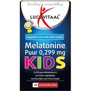 Lucovitaal Melatonine kids puur 0.299 mg