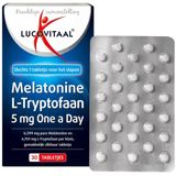 Lucovitaal Melatonine l-tryptofaan 5 mg one a day 30 Tabletten