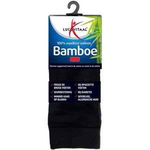 Lucovitaal - Bamboe Sokken - Zwart