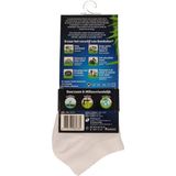 Lucovitaal Bamboe - Enkelsok - Wit - 1 Paar