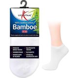 Lucovitaal Bamboe Enkelsokken Wit