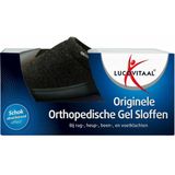 Lucovitaal Orthopedische gelsloffen Zwart