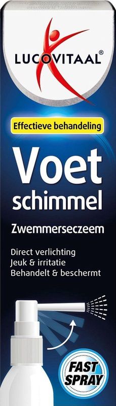 Lucovitaal - Voetschimmel Zwemmerseczeem Spray - Medisch Hulpmiddel - Natuurlijke Ingrediënten