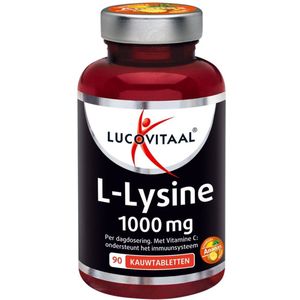 Lucovitaal - L-Lysine 1000mg - Kauwtabletten - 90 stuks