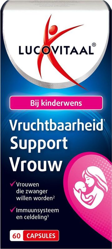 Vruchtbaarheid Support - Vrouw - Foliumzuur - Zink - Vitamine D