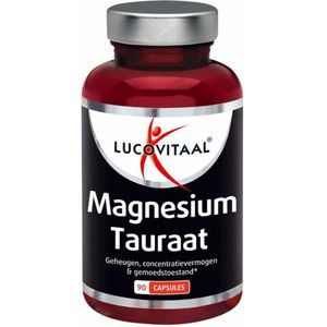 2+2 gratis: Lucovitaal Magnesium Tauraat 90 capsules