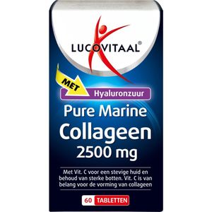 Lucovitaal Pure marine collageen 2500 mg 60 Tabletten