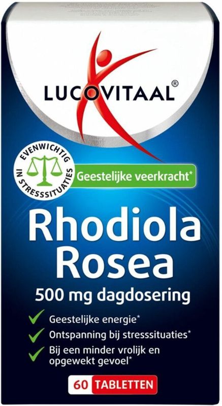 Lucovitaal - Rhodiola Rosea - Kruidenpreparaat - 500 mg - Antioxidanten