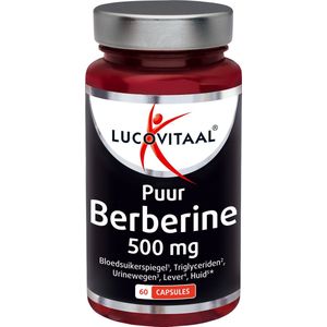 Lucovitaal - Berberine 500mg - 60 Capsules - Puur Berberine Extract