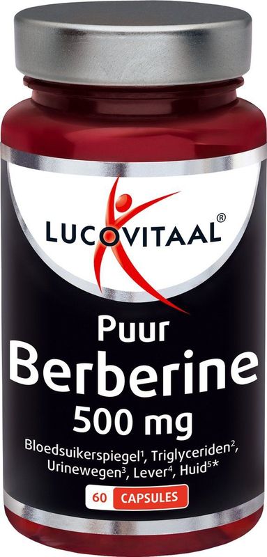 Lucovitaal - Berberine 500mg - 60 Capsules - Puur Berberine Extract
