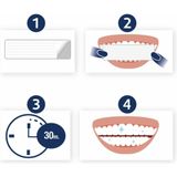 Lucovitaal - Whitening Tandenstrips - Mint - Actieve Zuurstof Formule